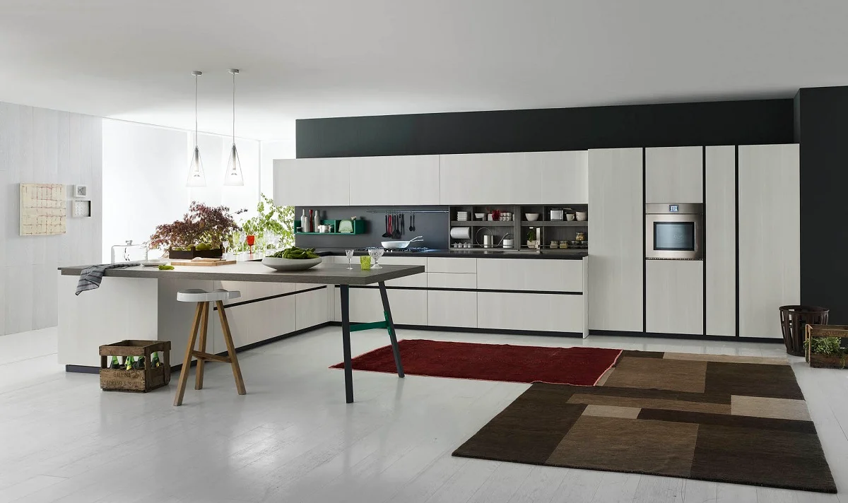 Una cucina che è essenza del design